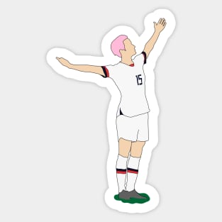 Rapinoe Celebration Sticker